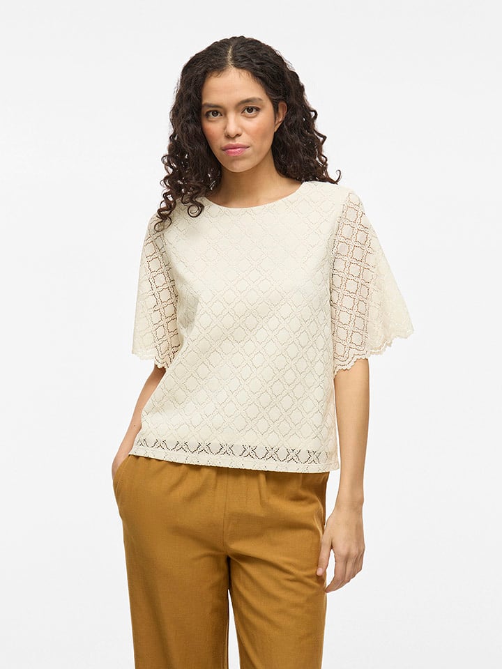 Vila Bluzka w kolorze białym rozmiar: XS