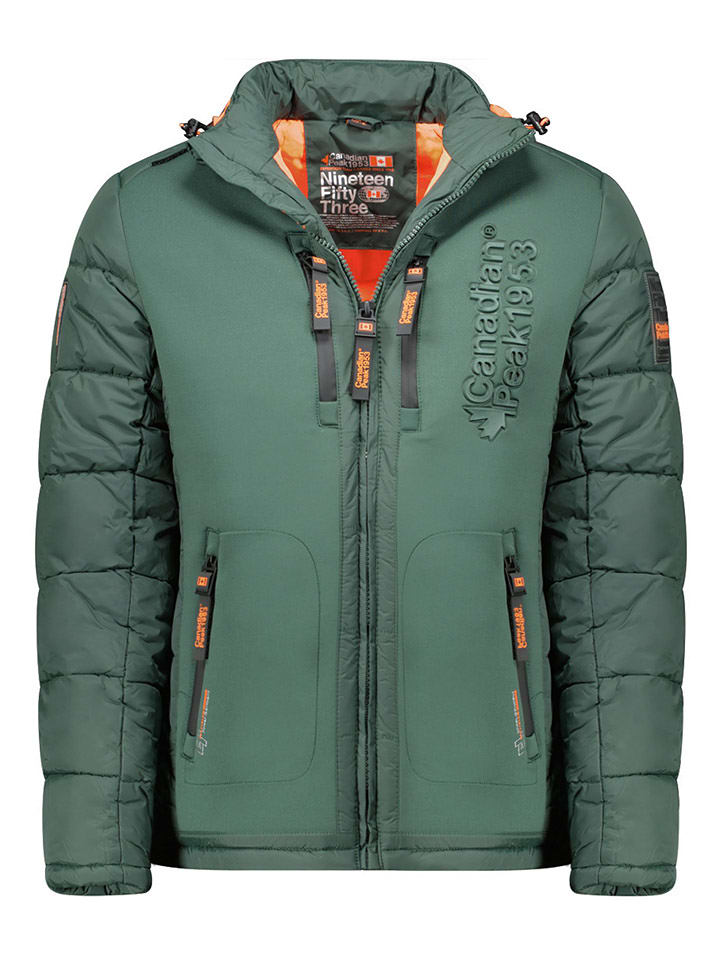 Canadian Peak Kurtka zimowa "Beackweak" w kolorze zielonym rozmiar: M