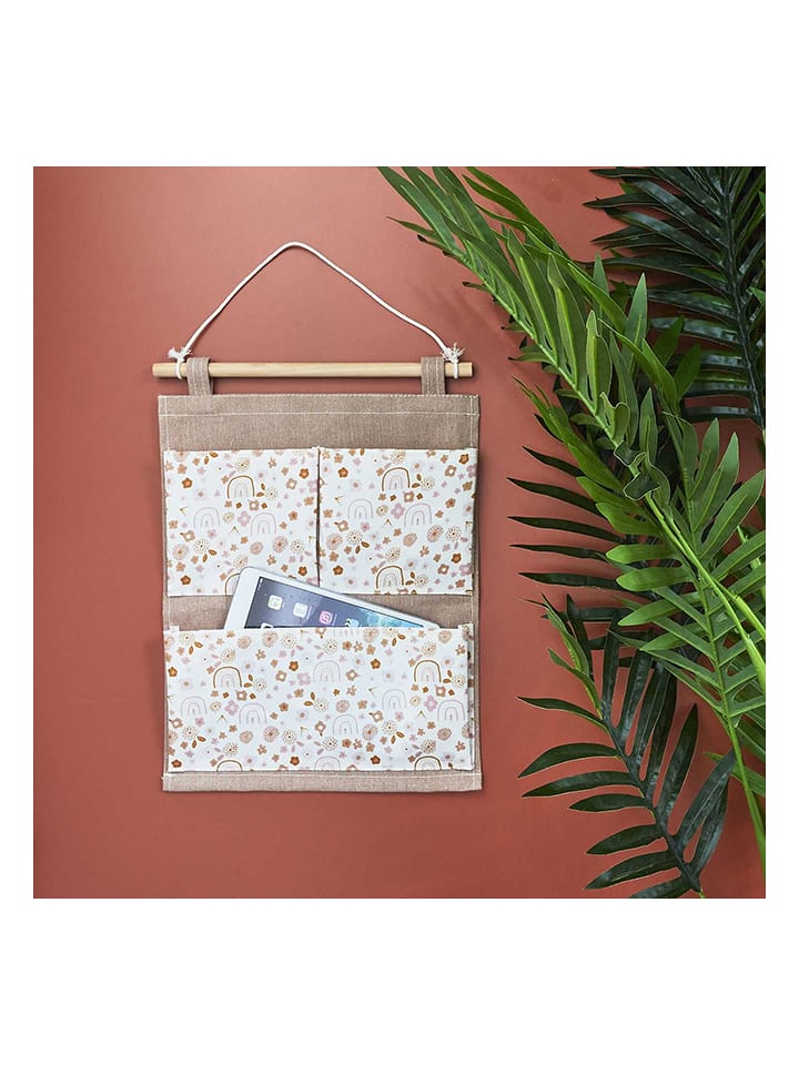 The Home Deco Kids Organizer ścienny w kolorze jasnoróżowym - 35 x 47 cm rozmiar: onesize