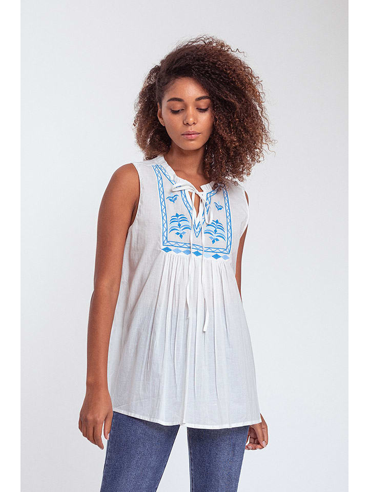 Makani Top w kolorze białym rozmiar: 34