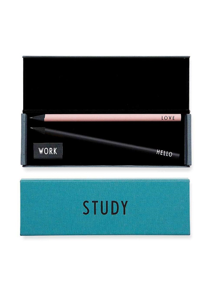 Design Letters Piórnik w kolorze błękitnym - 16,5 x 5,5 x 1,1 cm rozmiar: onesize