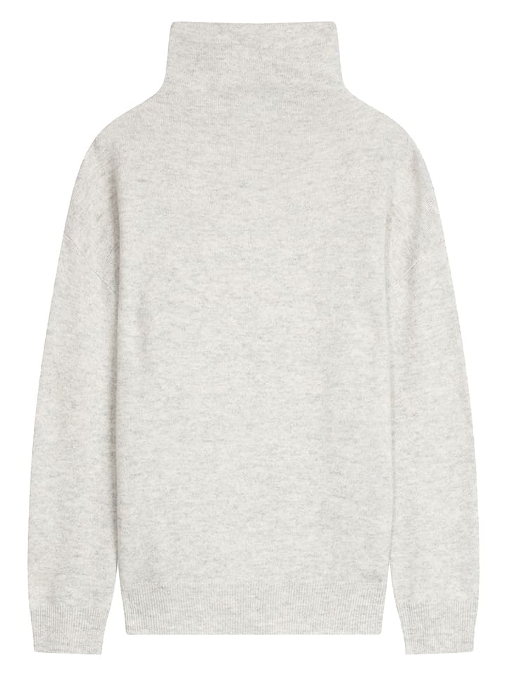 Perfect Cashmere Kaszmirowy sweter "Nethan" w kolorze jasnoszarym rozmiar: S