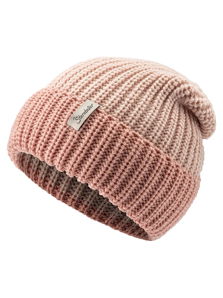 Sterntaler Czapka dzianinowa w kolorze jasnoróżowym rozmiar: 51 cm