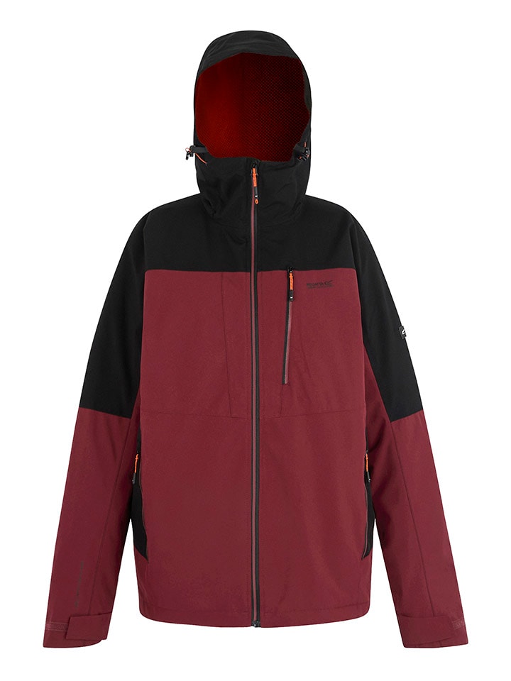 Regatta Kurtka funkcyjna 3w1 "Wentwood" w kolorze czarno-bordowym rozmiar: XL