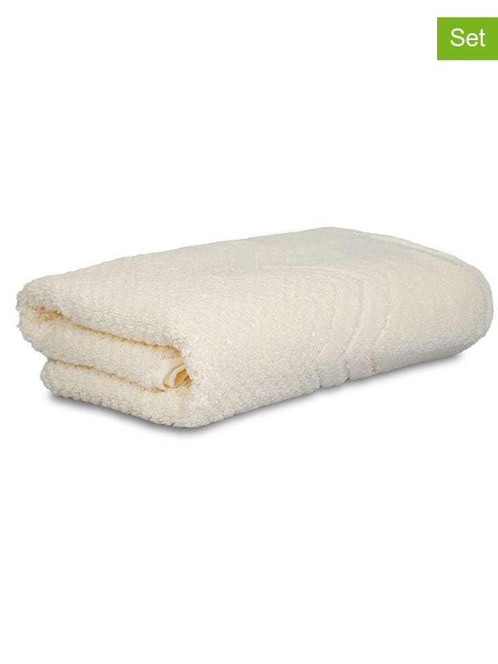 Möve for Frottana Ręczniki (3 szt.) w kolorze kremowym do rąk rozmiar: 50x100 cm