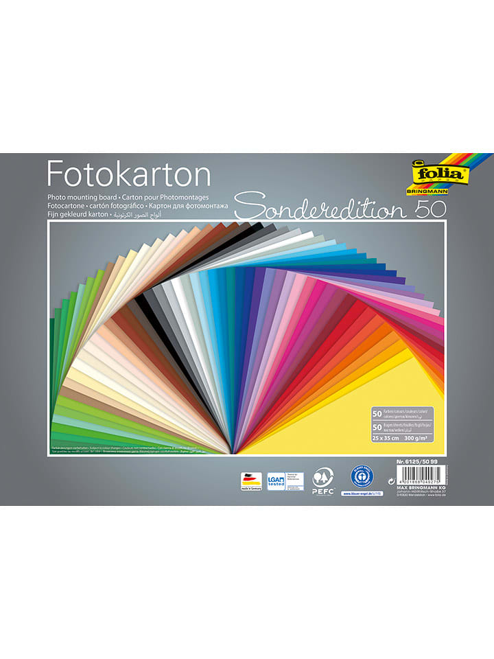 folia PAPER Karton fotograficzny w różnych kolorach rozmiar: onesize
