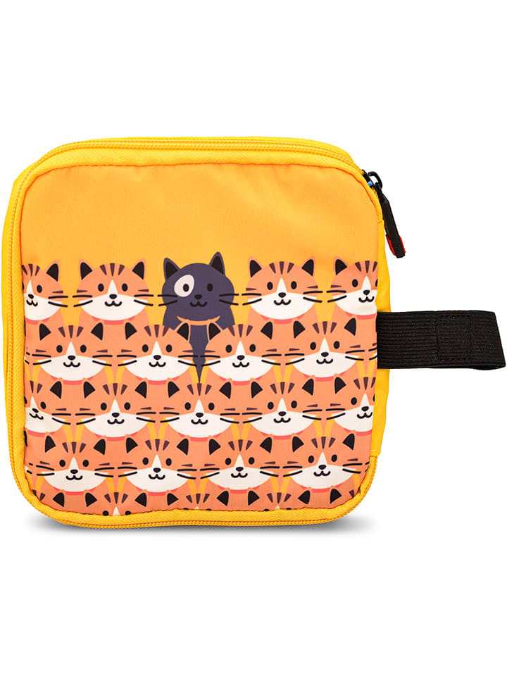 IRIS Barcelona Torba w kolorze żółto-białym na kanapki - 16 x 16 cm rozmiar: onesize