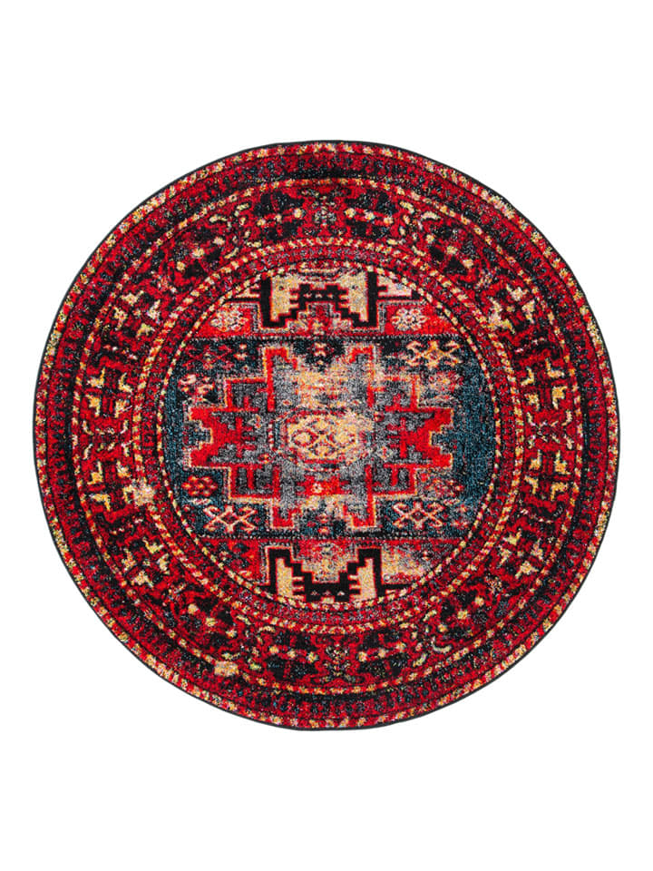 Safavieh Dywan "Vinatge" w kolorze czerwono-granatowym rozmiar: 122x122 cm