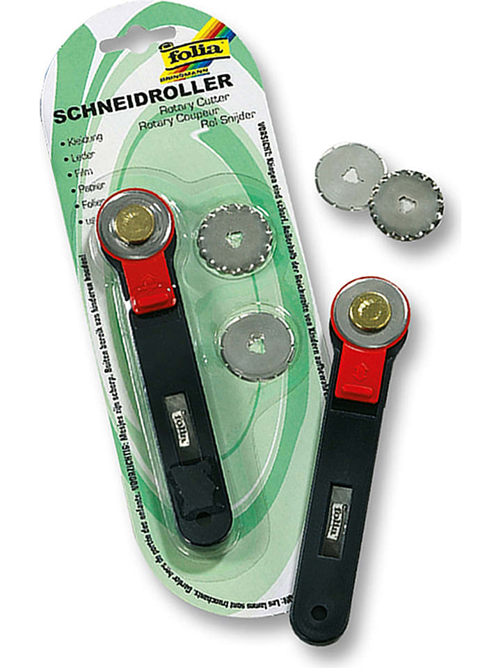 folia PAPER Rolka tnąca w kolorze czarnym z wymiennymi ostrzami rozmiar: onesize