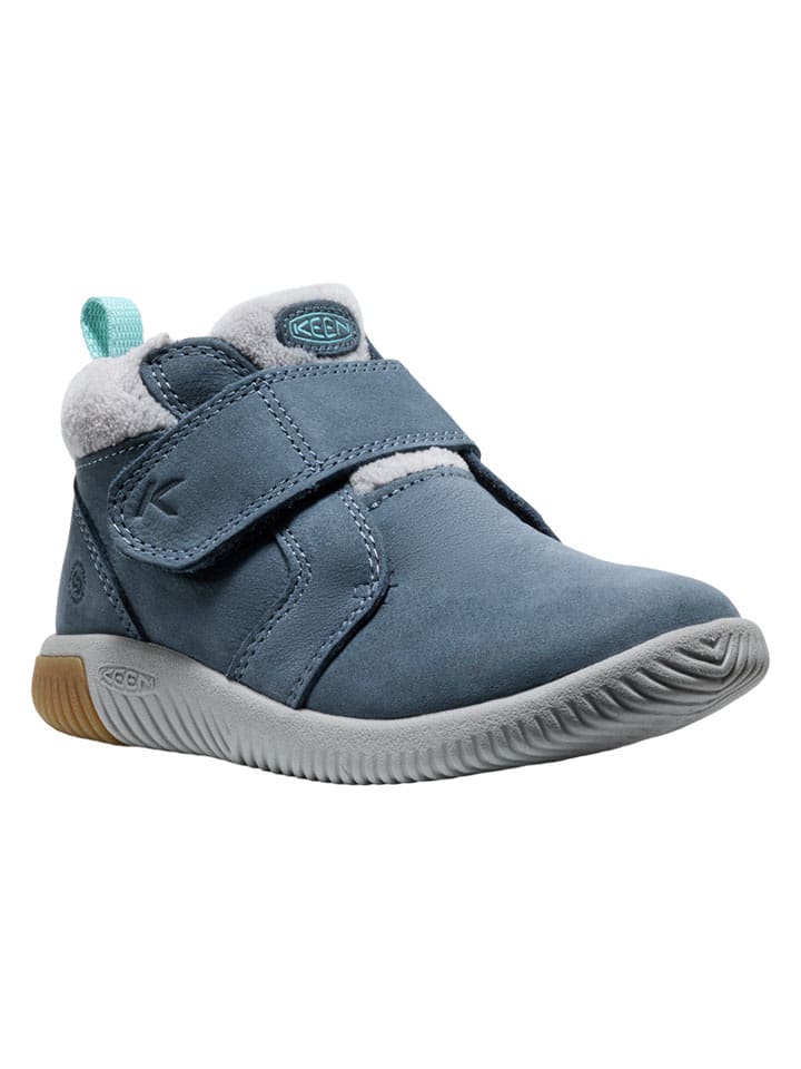 Keen Skórzane botki "KNX Middie" w kolorze niebieskim rozmiar: 27,5