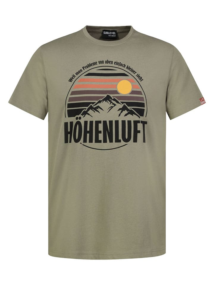 Sublevel Koszulka w kolorze khaki rozmiar: XL