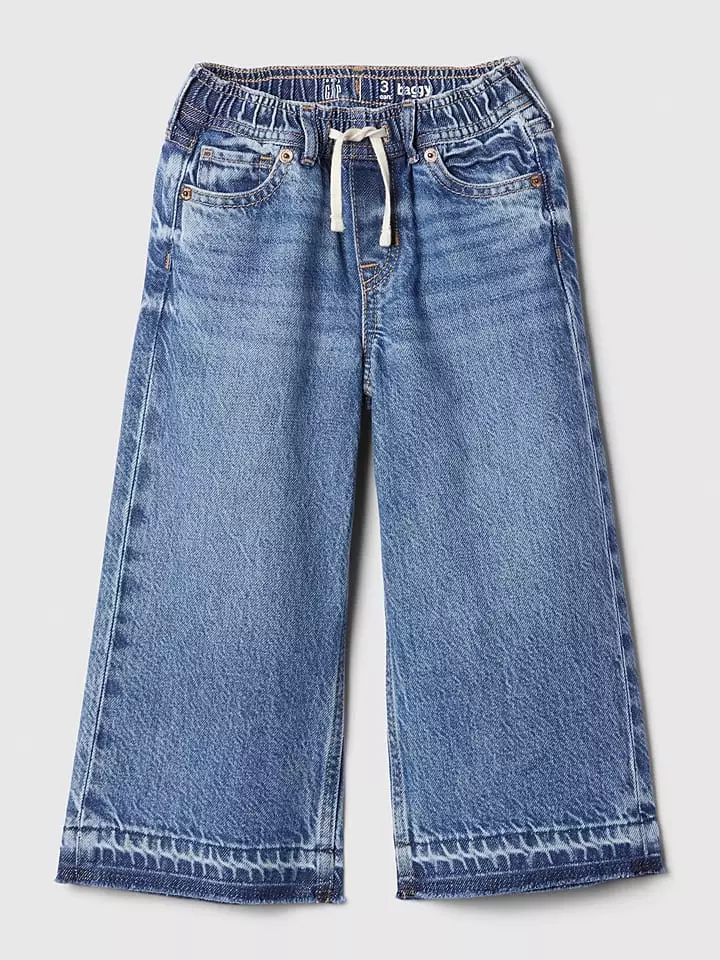 GAP Dżinsy - Wide leg - w kolorze niebieskim rozmiar: 80/86