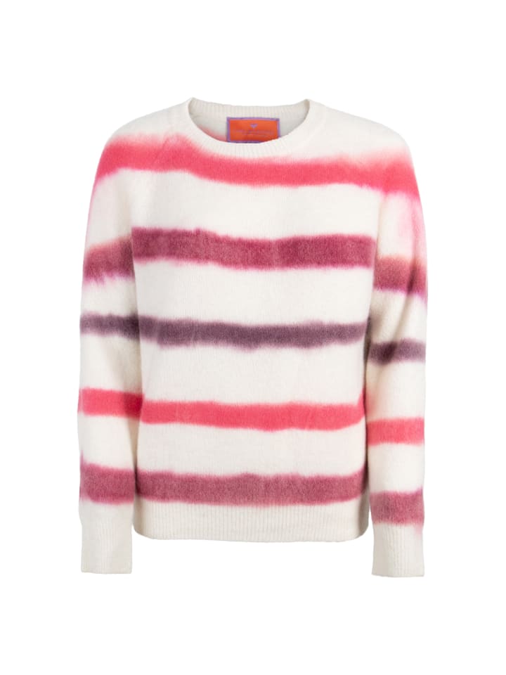 LIEBLINGSSTÜCK Sweter w kolorze biało-fioletowo-różowym rozmiar: 48