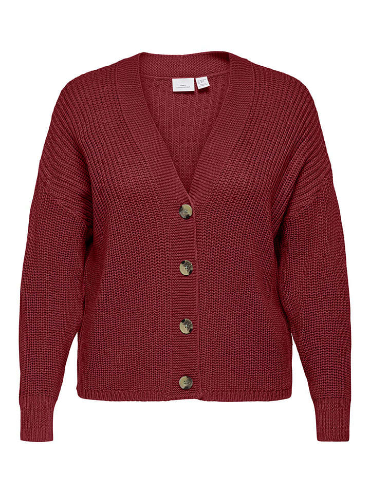 ONLY Kardigan w kolorze bordowym rozmiar: 50/52