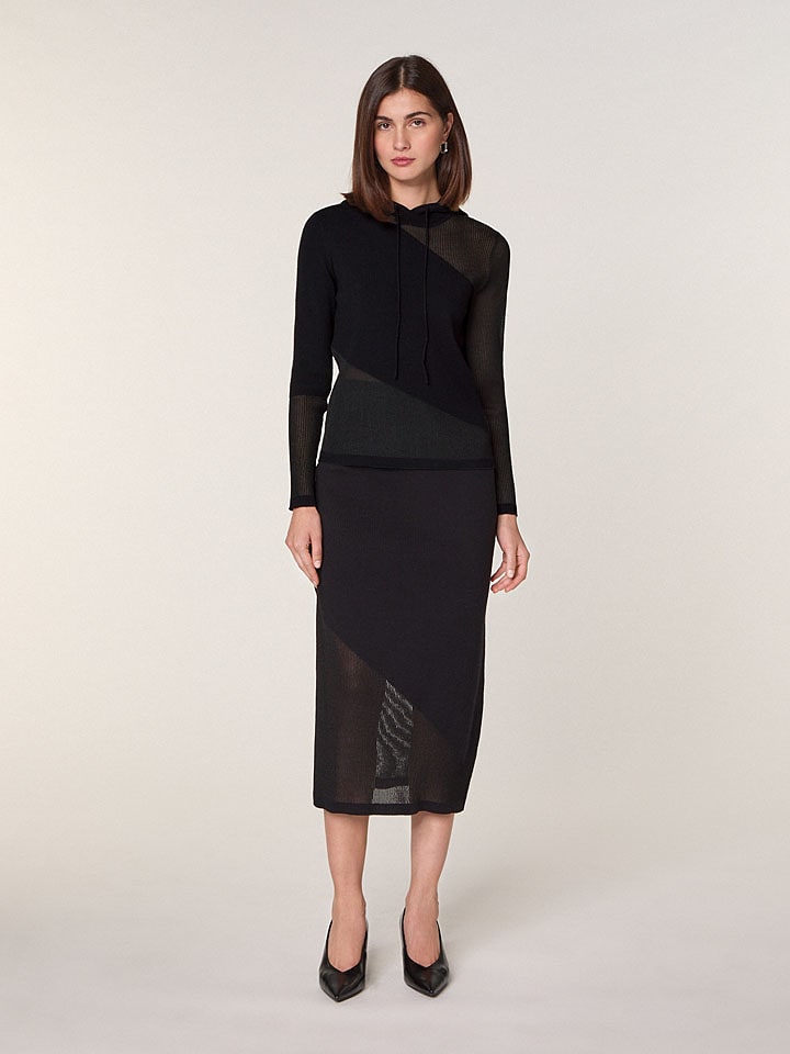 Rodier Wełniany sweter w kolorze czarnym rozmiar: M