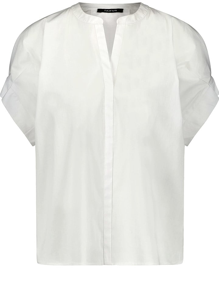 TAIFUN Bluzka w kolorze białym rozmiar: 40