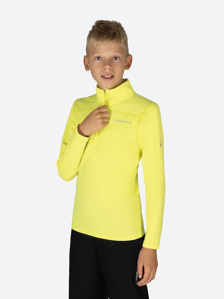 Fischer Koszulka funkcyjna w kolorze żółtym rozmiar: 140