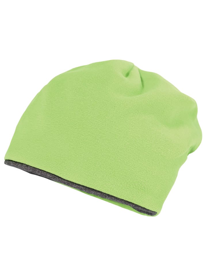 MaxiMo Dwustronna czapka beanie w kolorze granatowo-zielonym rozmiar: 57 cm