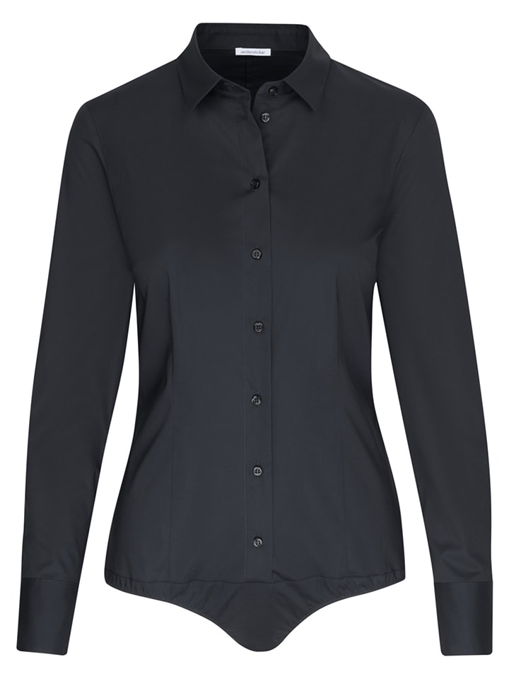 Seidensticker Bluzka-body w kolorze czarnym rozmiar: 40