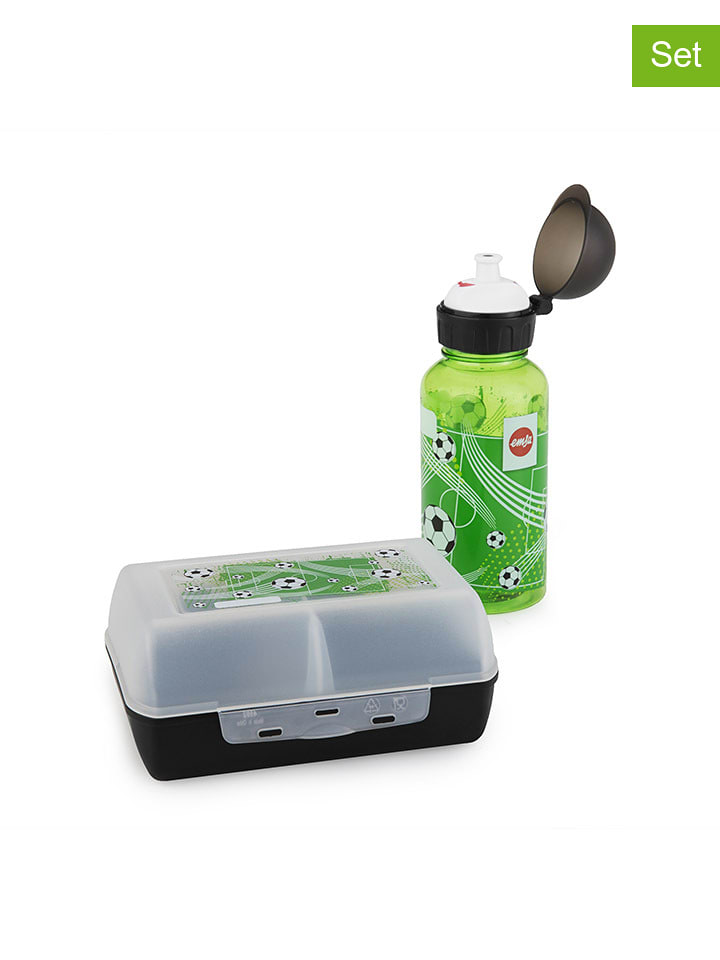 Emsa 2-częściowy zestaw w kolorze zielono-czarnym rozmiar: onesize