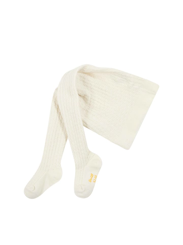 Steiff Rajstopy w kolorze kremowym rozmiar: 80