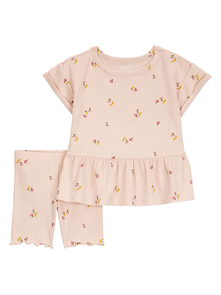 carter's 2-częściowy zestaw w kolorze jasnoróżowym rozmiar: 98