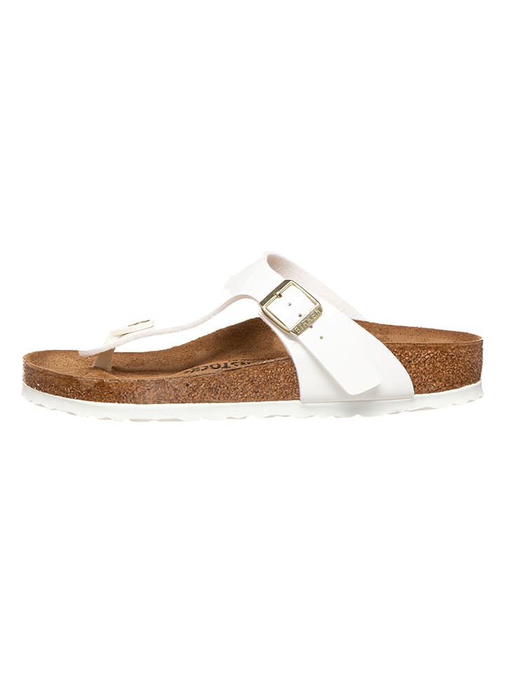 Birkenstock Japonki "Gizeh" w kolorze białym rozmiar: 39