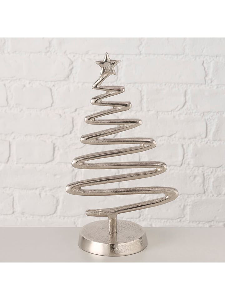 Boltze Dekoracja "Firo" w kolorze srebrnym - 17 x 30 x 10,8 cm rozmiar: onesize