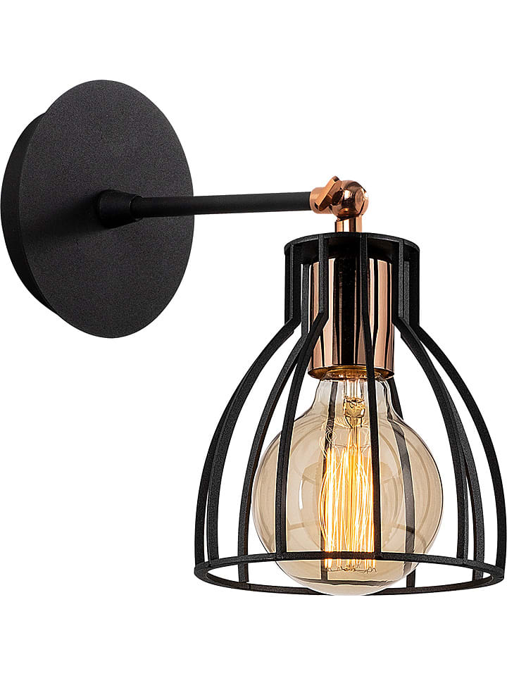 Opviq Lampa ścienna w kolorze czarnym - wys. 24 cm rozmiar: onesize