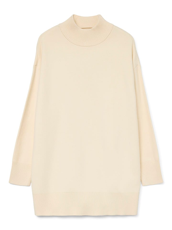 Vero Moda Sweter w kolorze beżowym rozmiar: XS