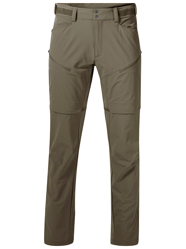 Bergans Spodnie funkcyjne - Regular fit - w kolorze szarobrązowym rozmiar: 50