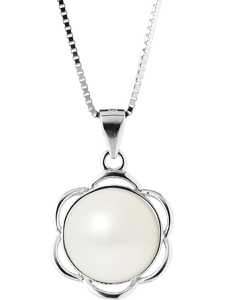 Pearline Srebrny naszyjnik z perłą - dł. 42 cm rozmiar: onesize