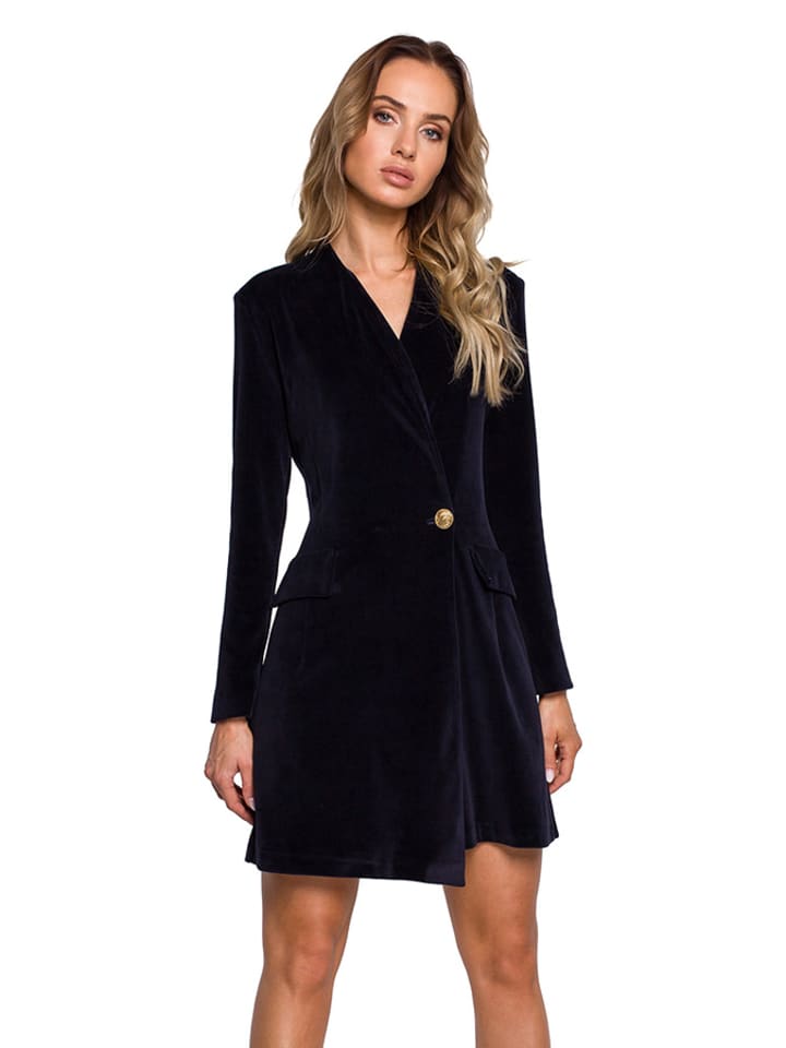 made of emotion Sukienka w kolorze granatowym rozmiar: M