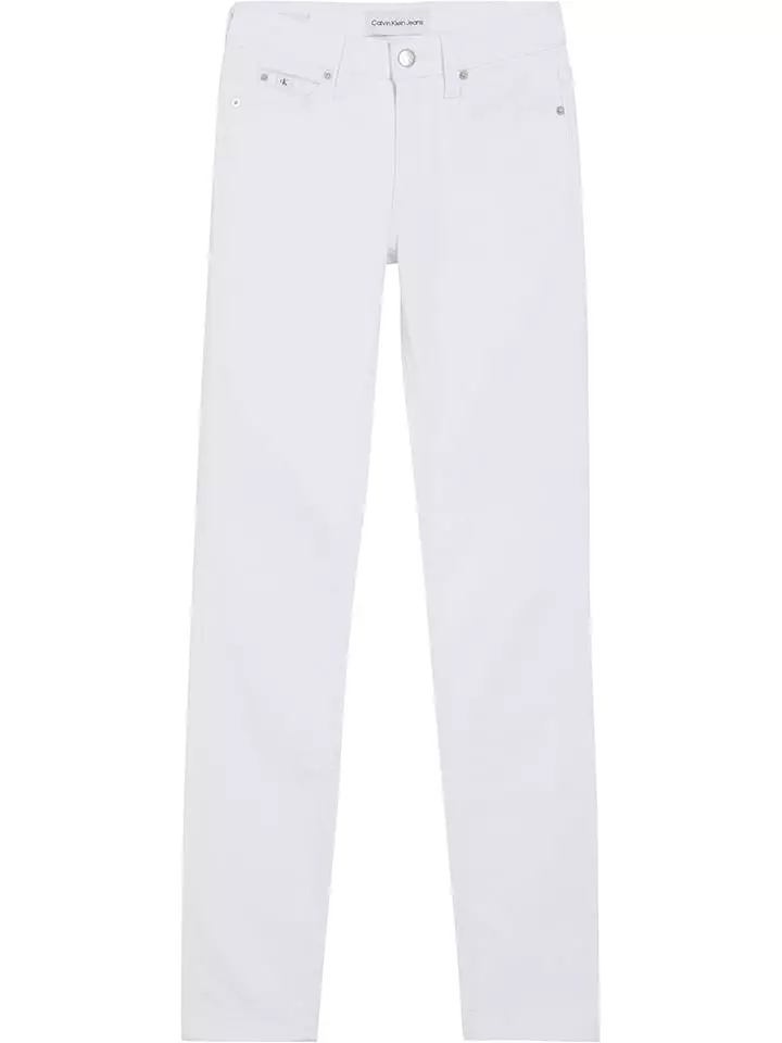 Calvin Klein Dżinsy - Skinny fit - w kolorze białym rozmiar: W30/L30