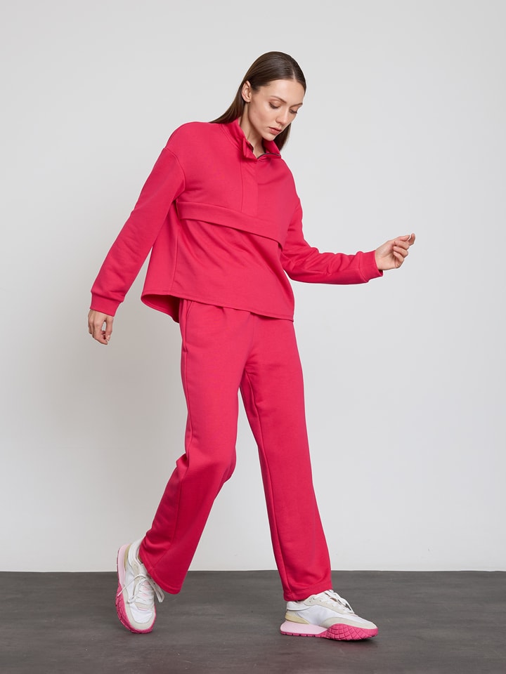 BGN Spodnie dresowe w kolorze różowym rozmiar: 38