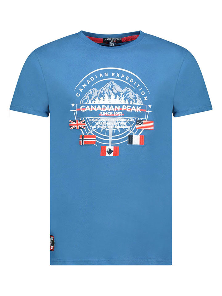 Canadian Peak Koszulka "Jovanyeak" w kolorze niebieskim rozmiar: S