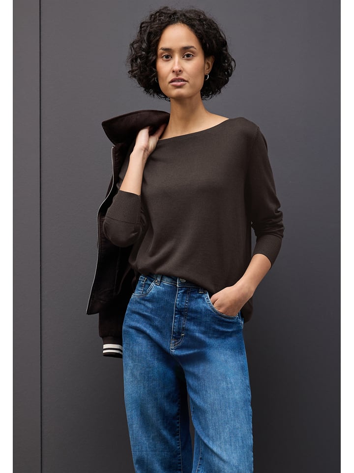 Cecil Sweter w kolorze ciemnobrązowym rozmiar: 36