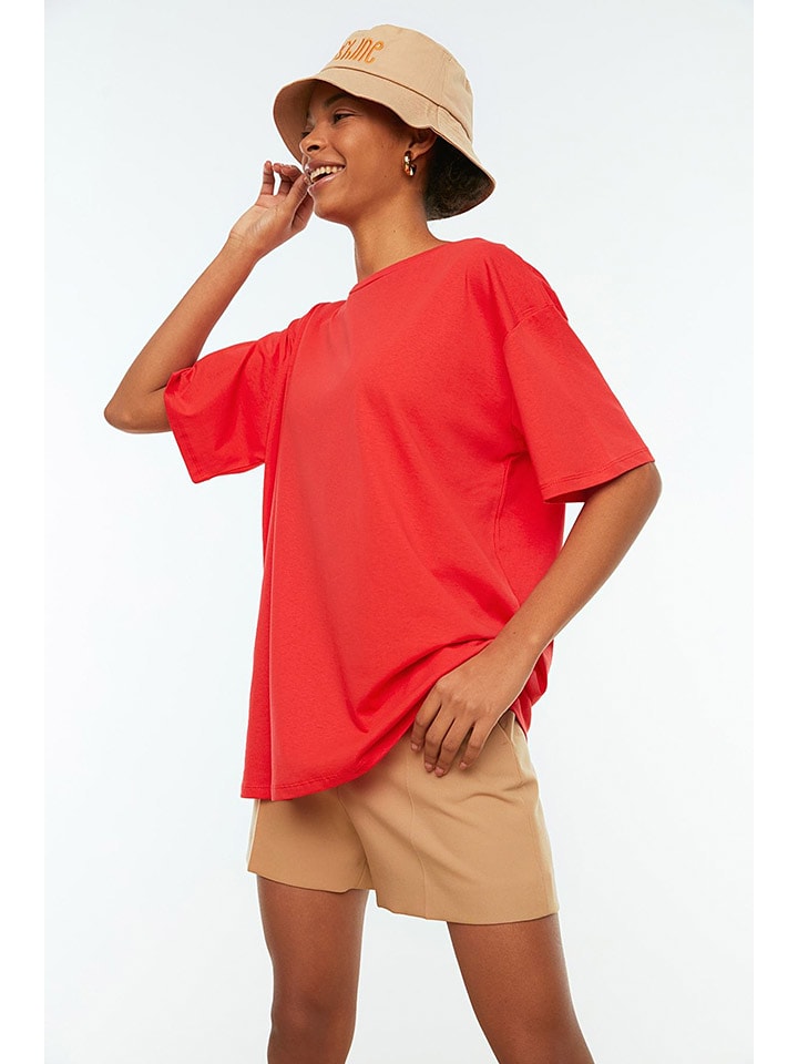 trendyol Koszulka w kolorze czerwonym rozmiar: M