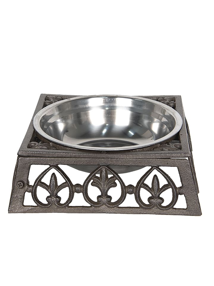 Clayre & Eef Miska w kolorze brązowym dla zwierząt - 820 ml rozmiar: onesize