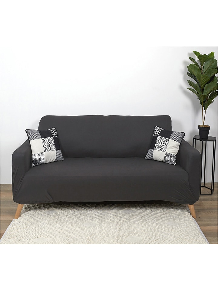 THE HOME DECO FACTORY Pokrowiec w kolorze szarym na sofę rozmiar: onesize