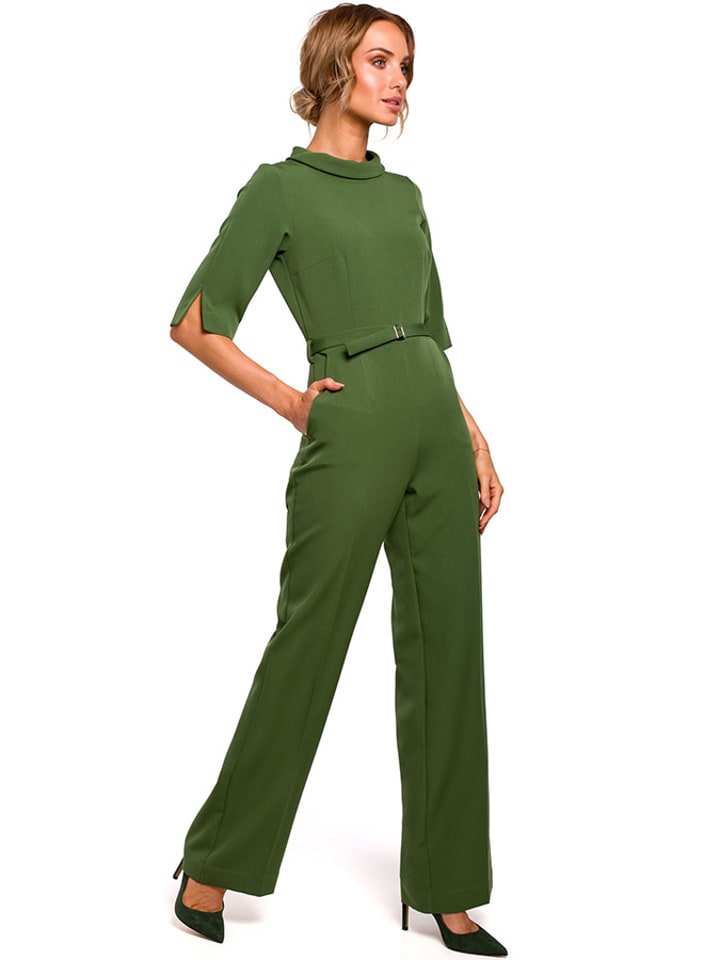 made of emotion Kombinezon w kolorze zielonym rozmiar: L