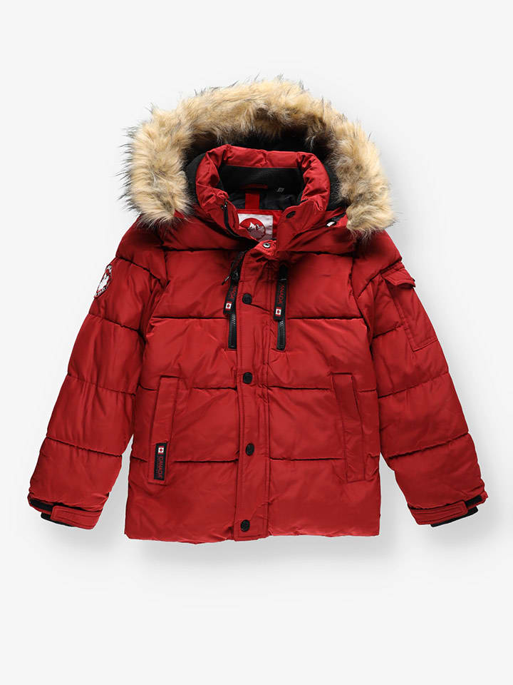 CANADA weather gear Kurtka zimowa w kolorze czerwonym rozmiar: 164/176