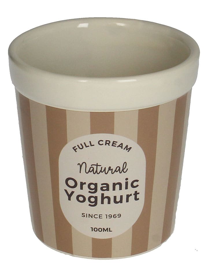 Kersten Doniczka "Yoghurt" w kolorze jasnobrązowo-beżowym - wys. 10,4 x Ø 9,7 cm rozmiar: onesize