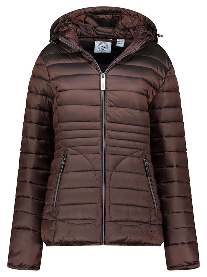 Geographical Norway Kurtka pikowana "Breezi" w kolorze brązowym rozmiar: M