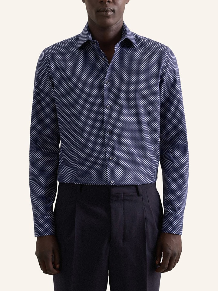 Seidensticker Koszula - Slim fit - w kolorze granatowym rozmiar: 38