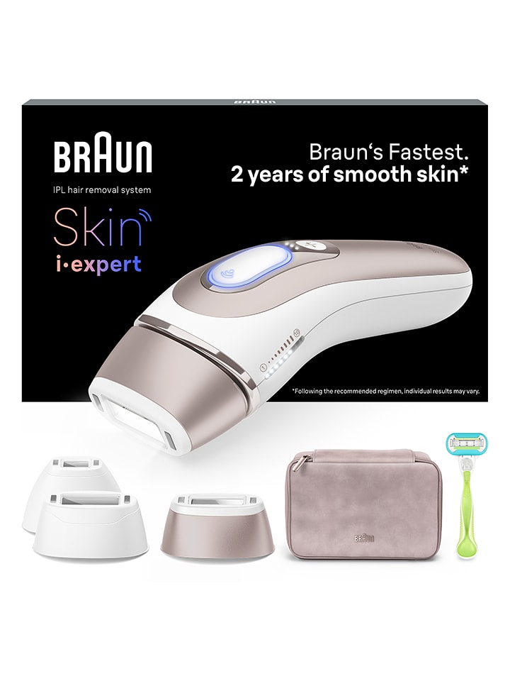 Braun Depilator IPL "Skin i-expert Pro IPL PL7253" w kolorze beżowo-białym rozmiar: onesize
