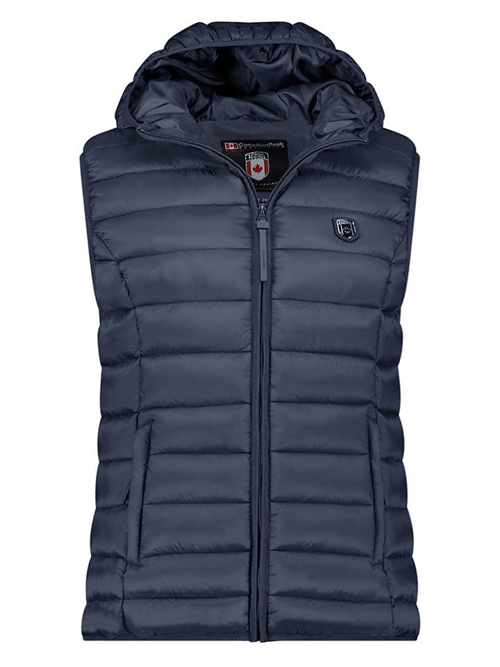 Canadian Peak Kamizelka pikowana "Vakitaleak" w kolorze granatowym rozmiar: L