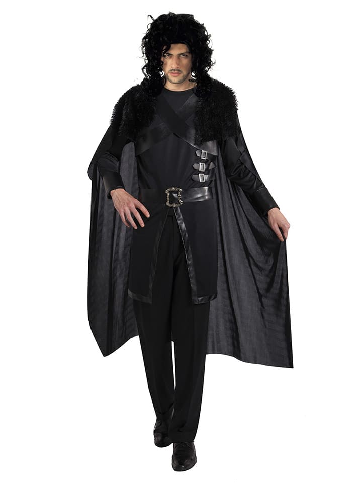 CHAKS Peleryna kostiumowa "Black Knight" w kolorze czarnym rozmiar: onesize