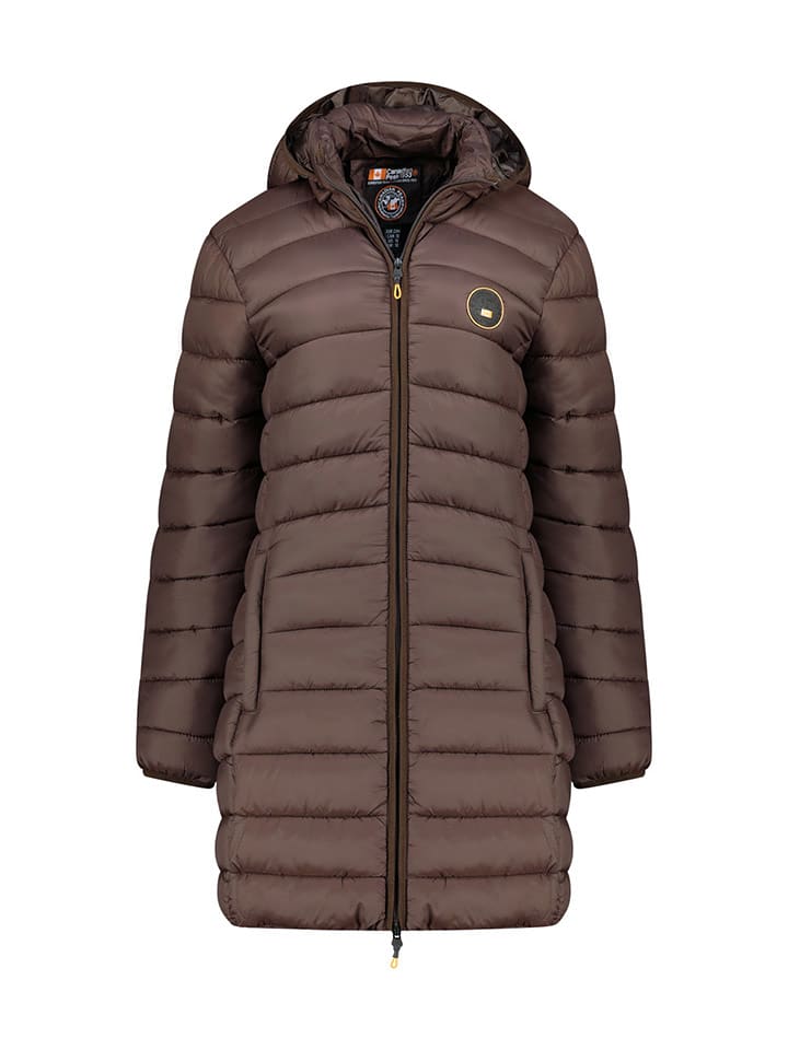 Canadian Peak Płaszcz pikowany "Atikamapeak" w kolorze brązowym rozmiar: XL