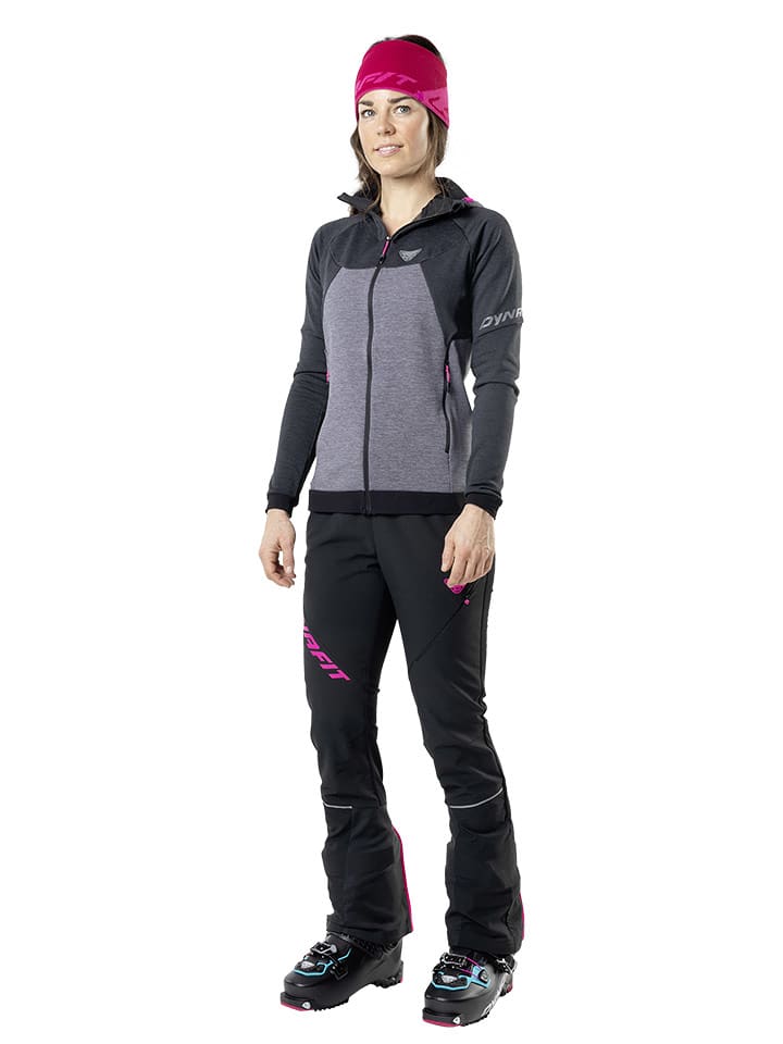 DYNAFIT Kurtka polarowa "Tour Wool" w kolorze czarno-szarym rozmiar: M